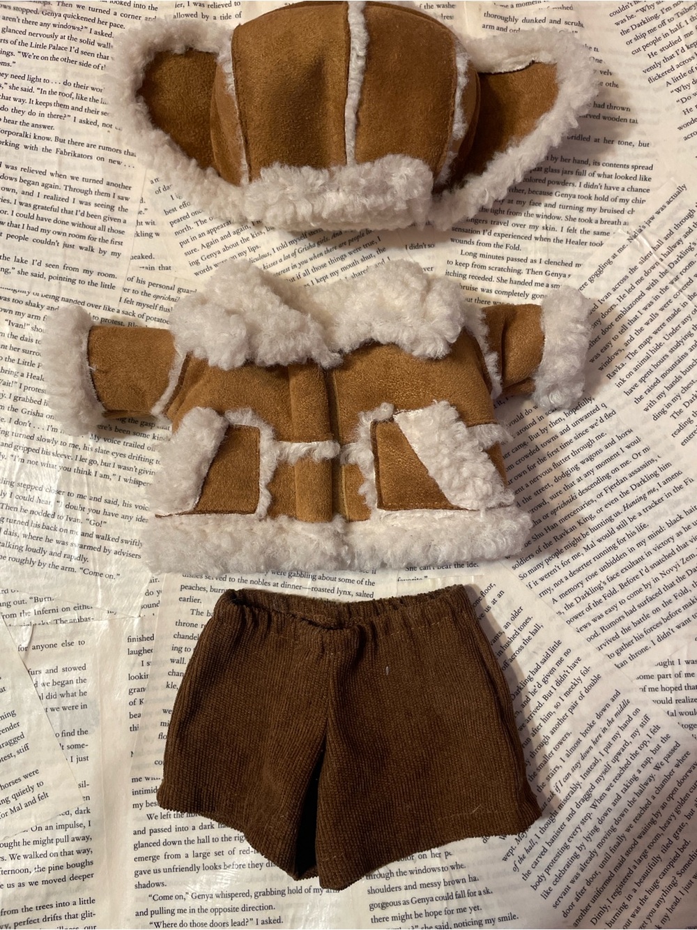 CLOTHES ONLY!! Bartholomew Bear Ski Alpine Outfit
